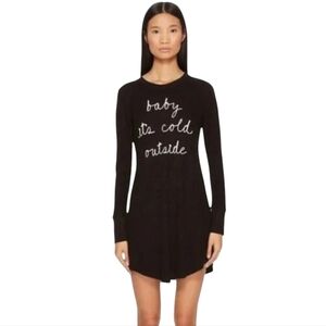 Kate Spade dream a little dream nightgown baby it's cold outside cotton thermal